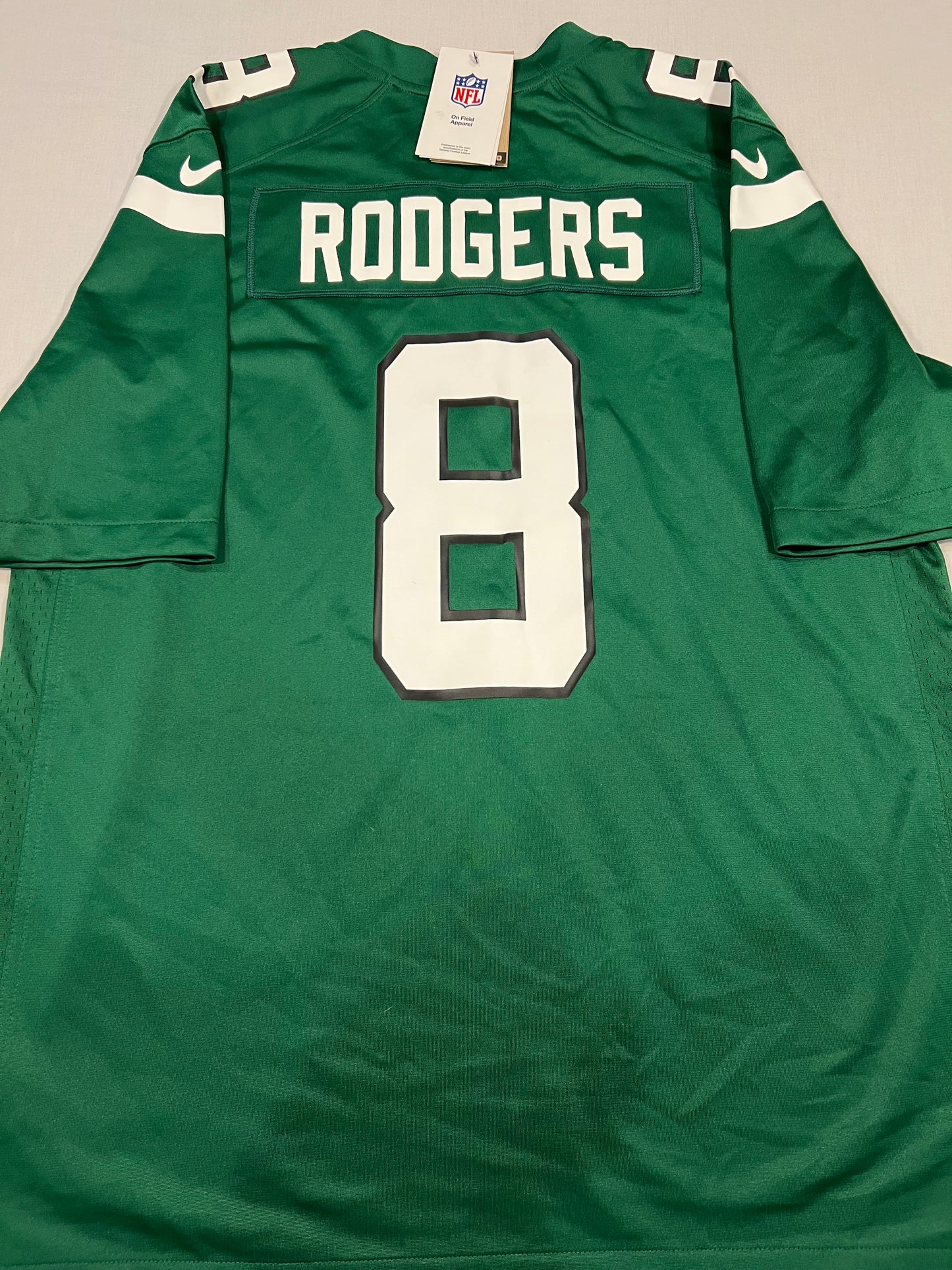 Aaron Rodgers Jets Large Jersey
