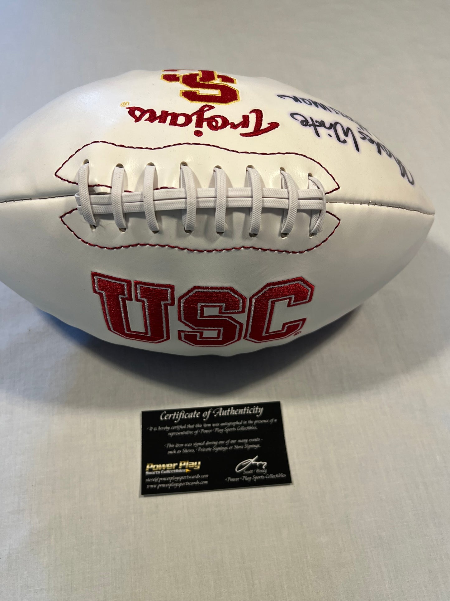 Charles White signed 1979 USC Trojans Football
