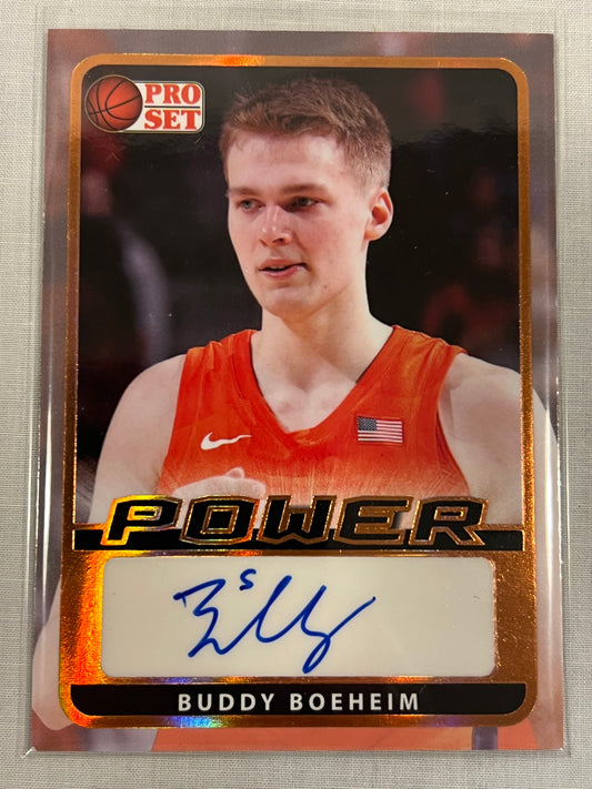 Buddy Boeheim Bronze Rookie Auto