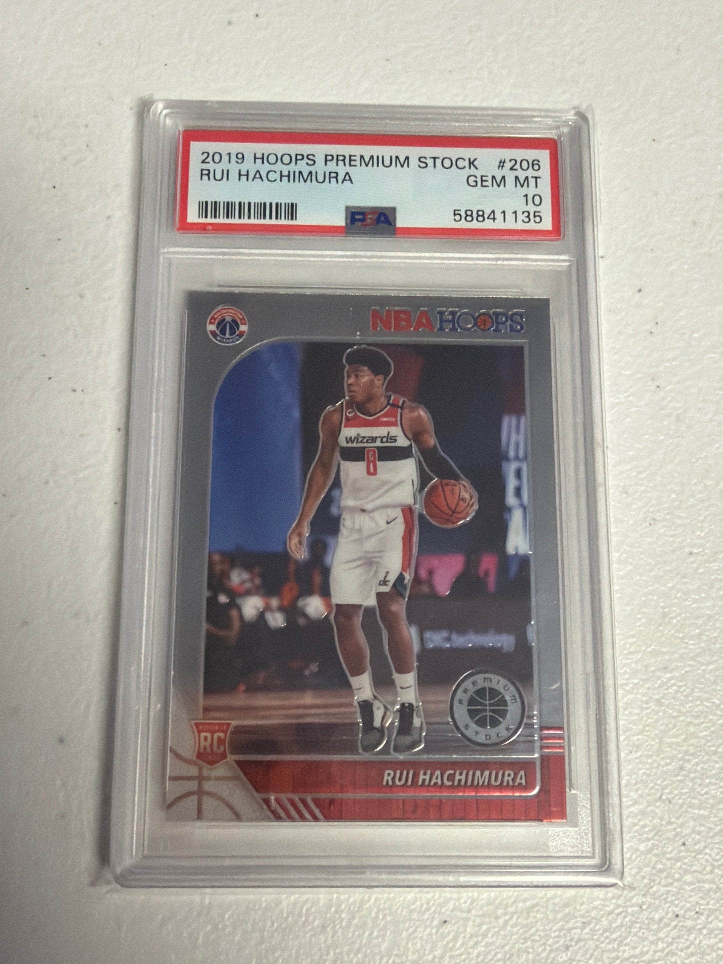 Rui Hachimura Rookie Hoops PSA 10