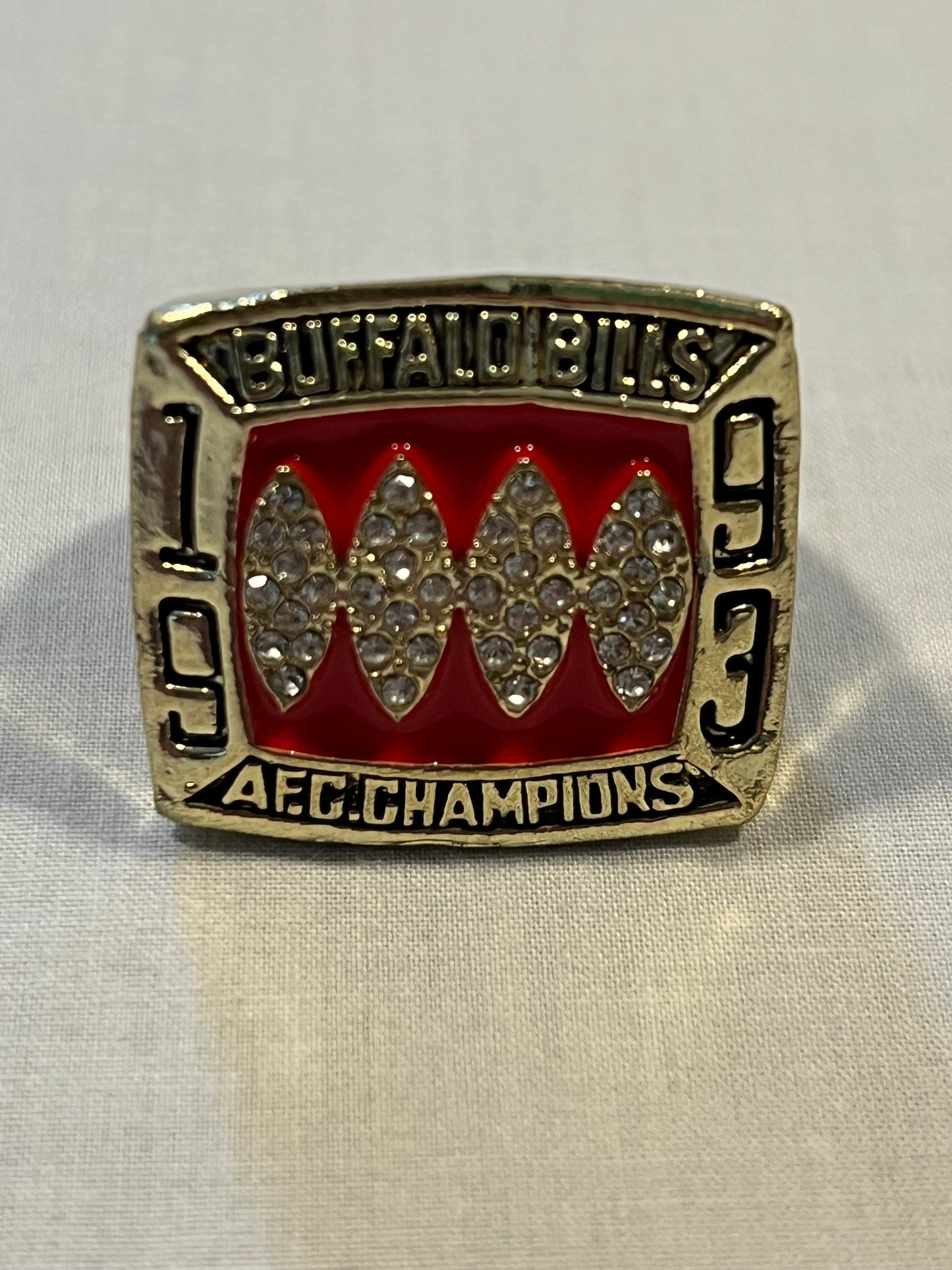 Jim Kelly Bills Super Bowl XXVII Championship Replica Ring