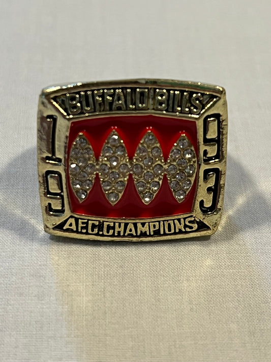 Jim Kelly Bills Super Bowl XXVII Championship Replica Ring