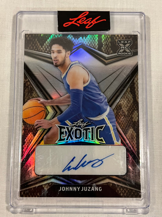 Johnny Juzang Snakeskin Rookie Auto /10