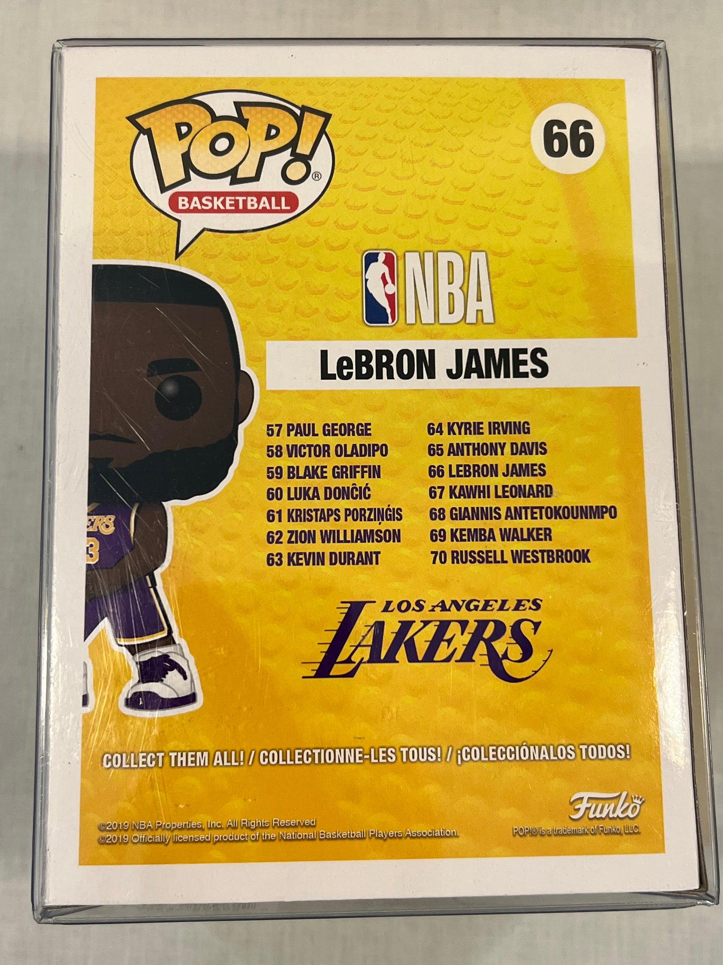 Lebron James Purple Jersey w/ protective case
