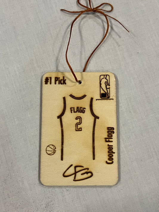Cooper Flagg Dallas Mavericks Jersey Ornament