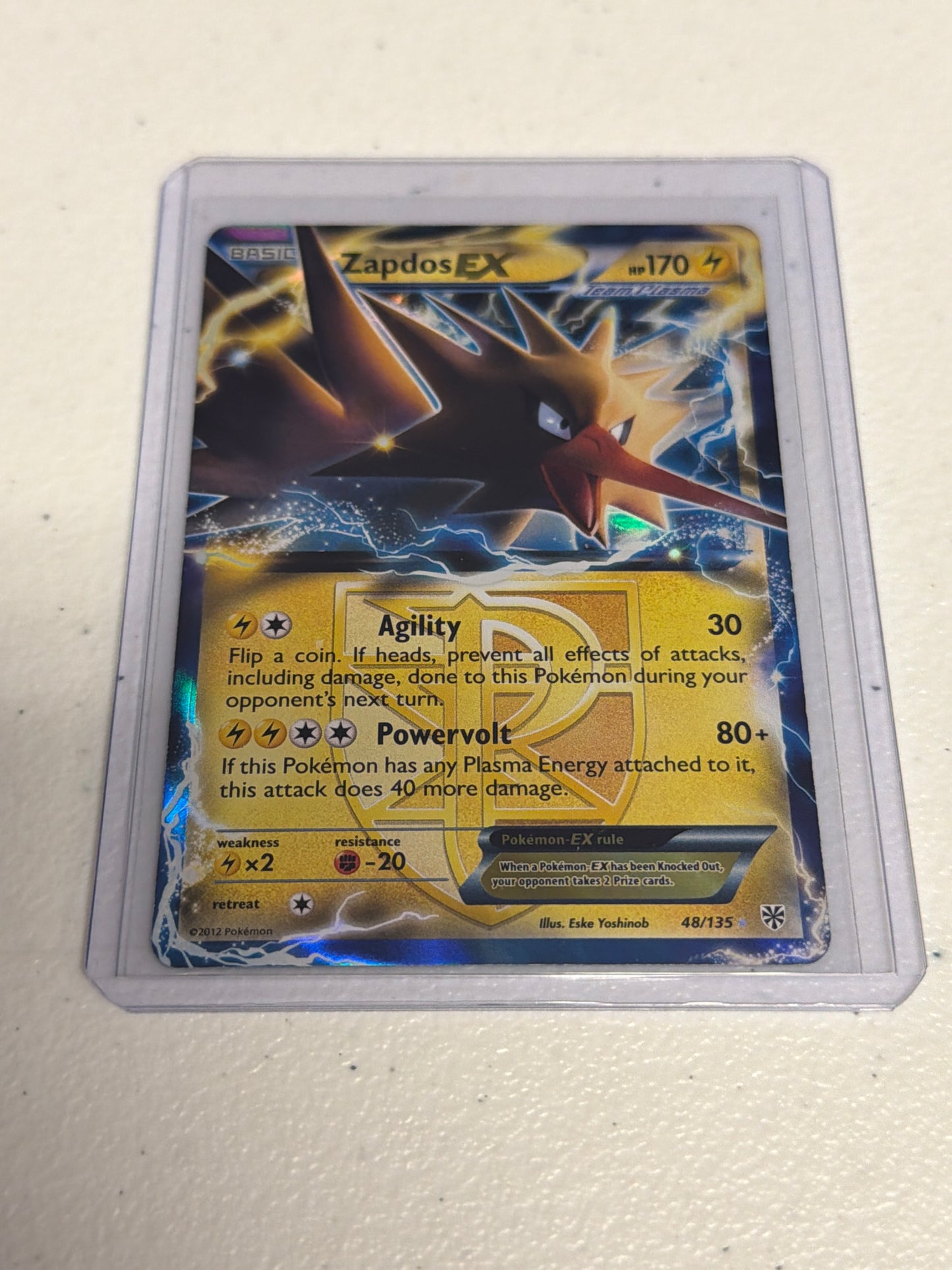 Zapdos EX Holo
