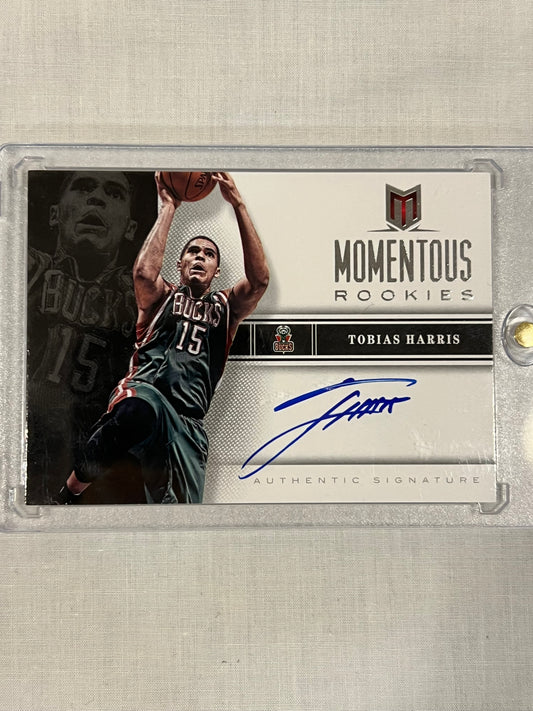 Tobias Harris Momentous Rookie Auto
