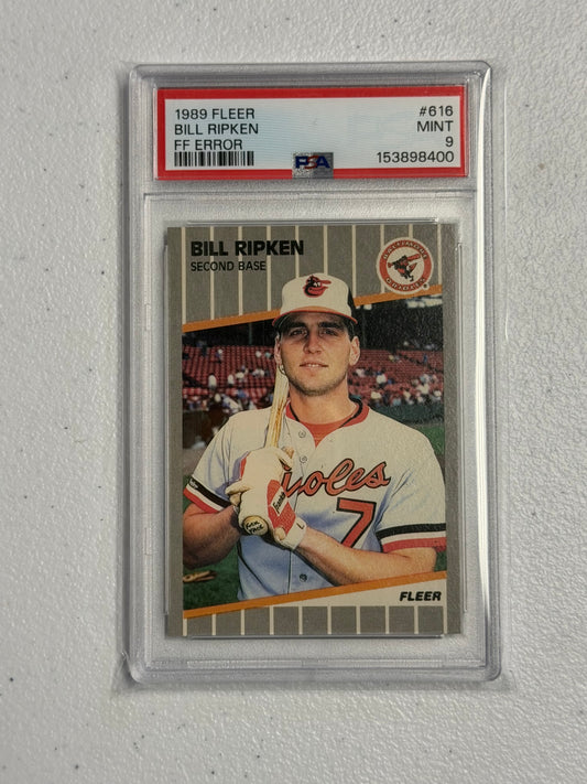 Bill Ripken 1989 Fleer FF Error PSA 9