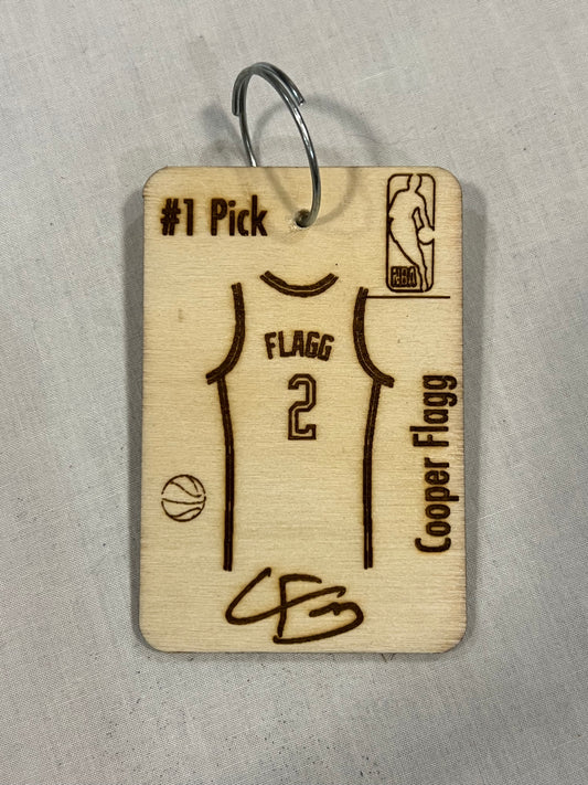 Cooper Flagg Dallas Mavericks Jersey Keychain