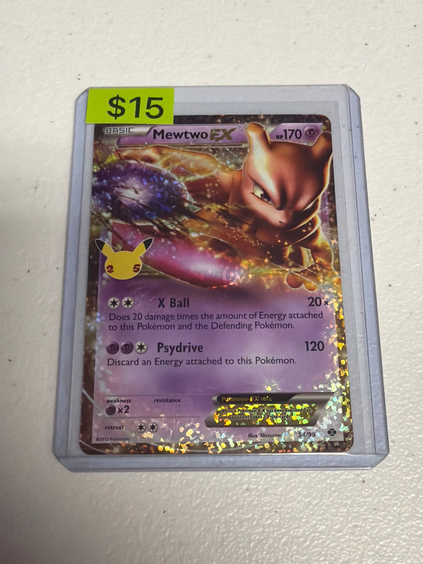 Mewtwo EX Celebrations