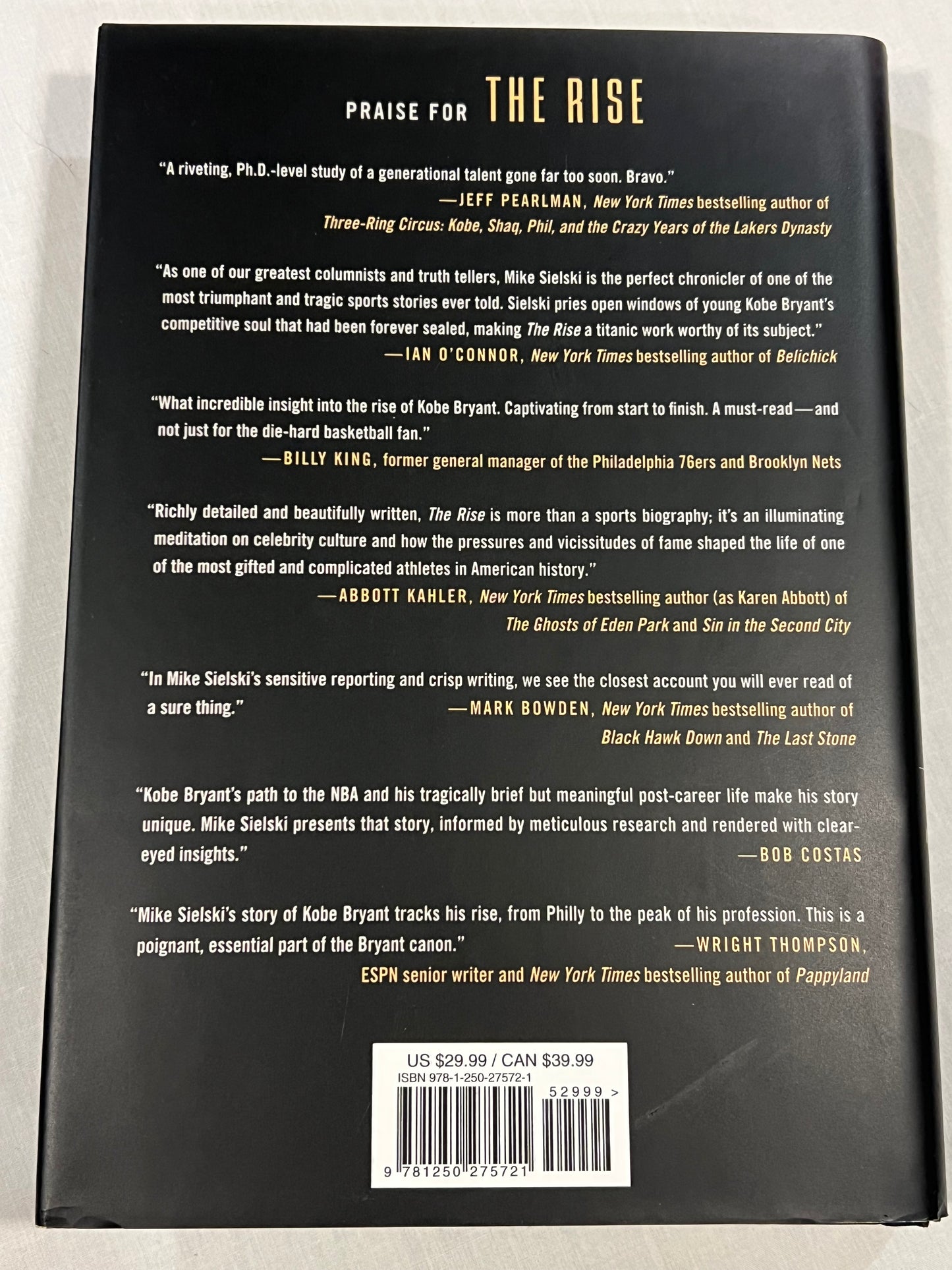 Kobe Bryant The Rise and the Pursuit Hardcover