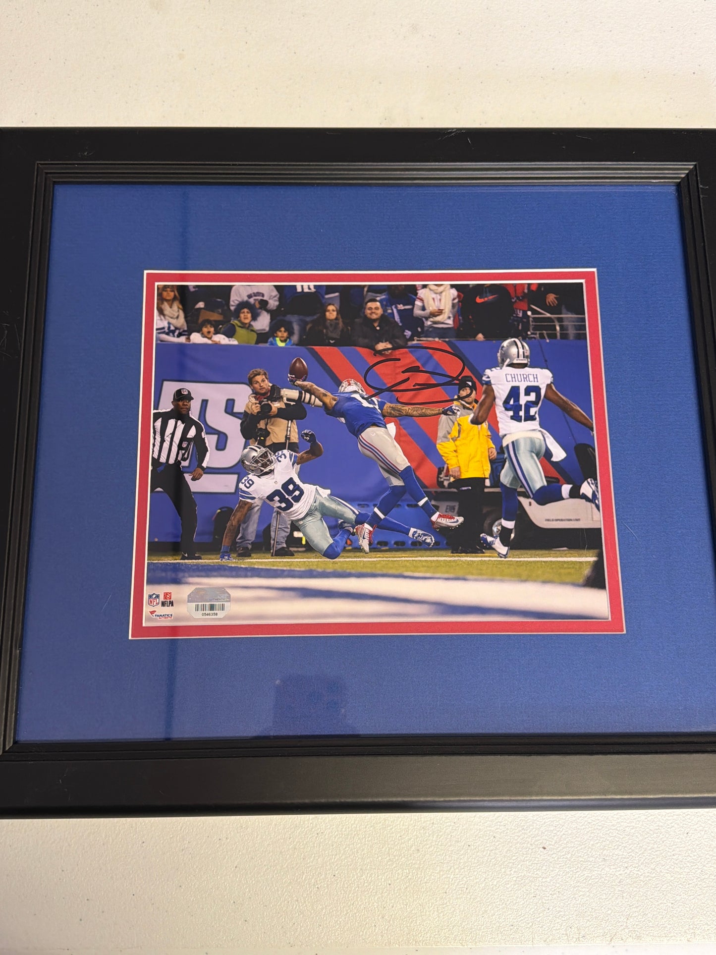 Odell Beckham Jr Signed Photo