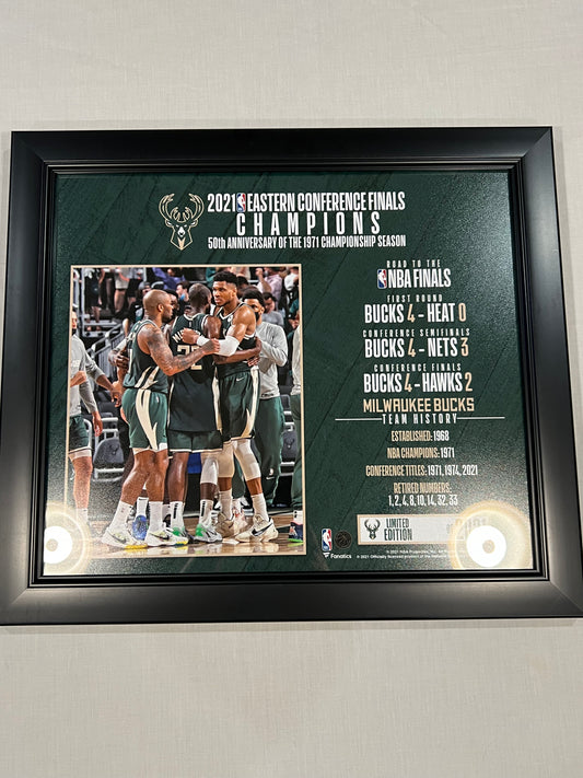 Giannis / Milwaukee Bucks Limited Edition Playoff Photo /2021
