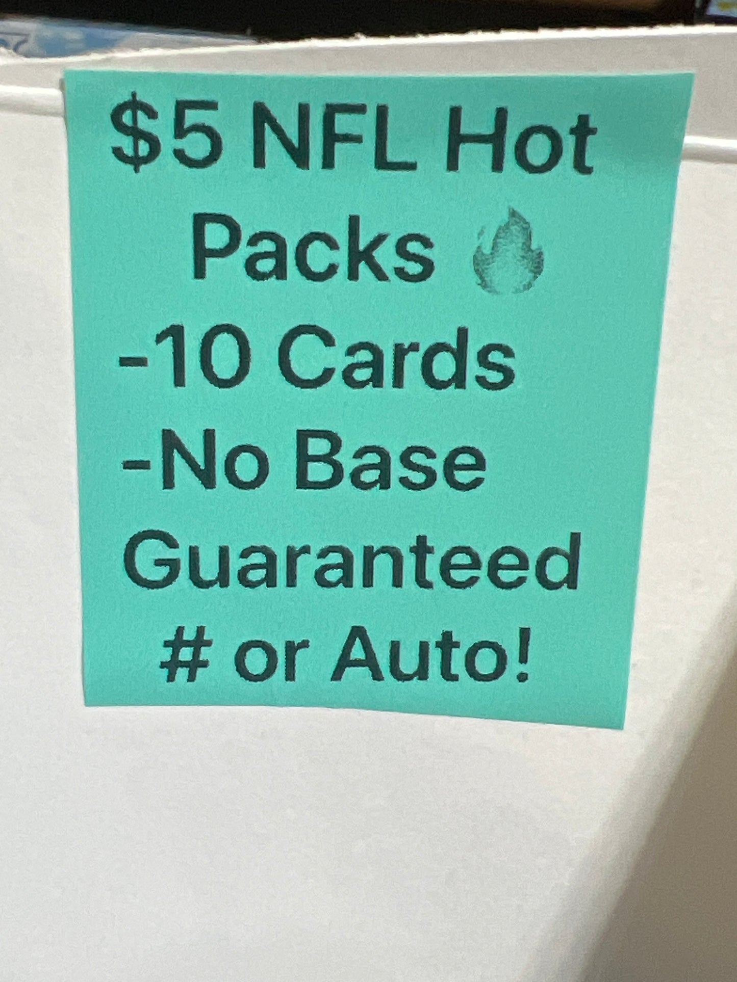 NFL Auto or # Repack