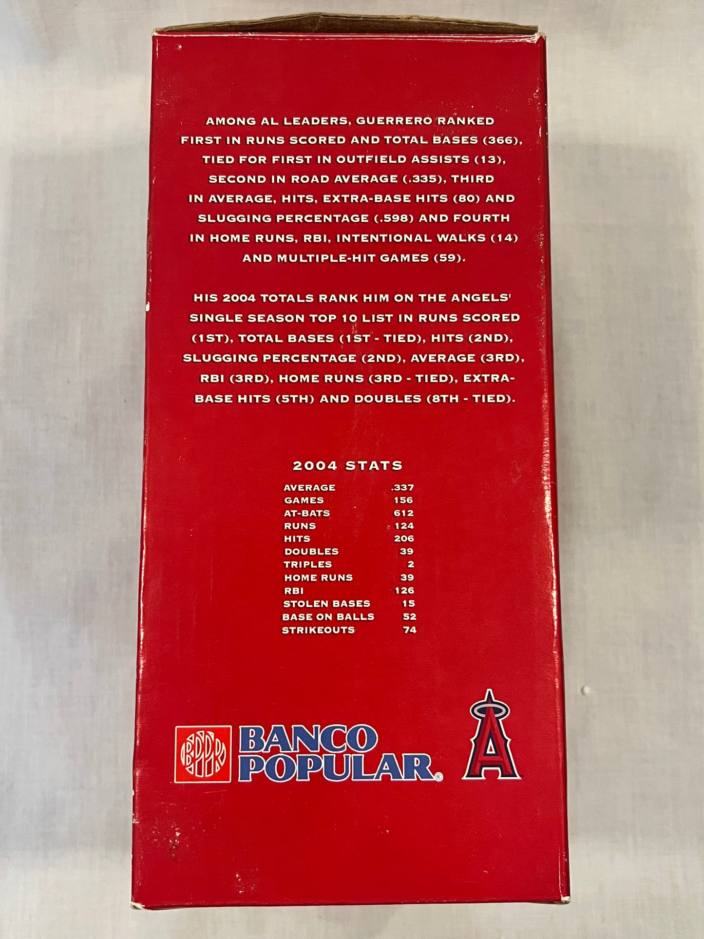 Vladimir Guerrero 2004 MVP Exclusive Bobblehead