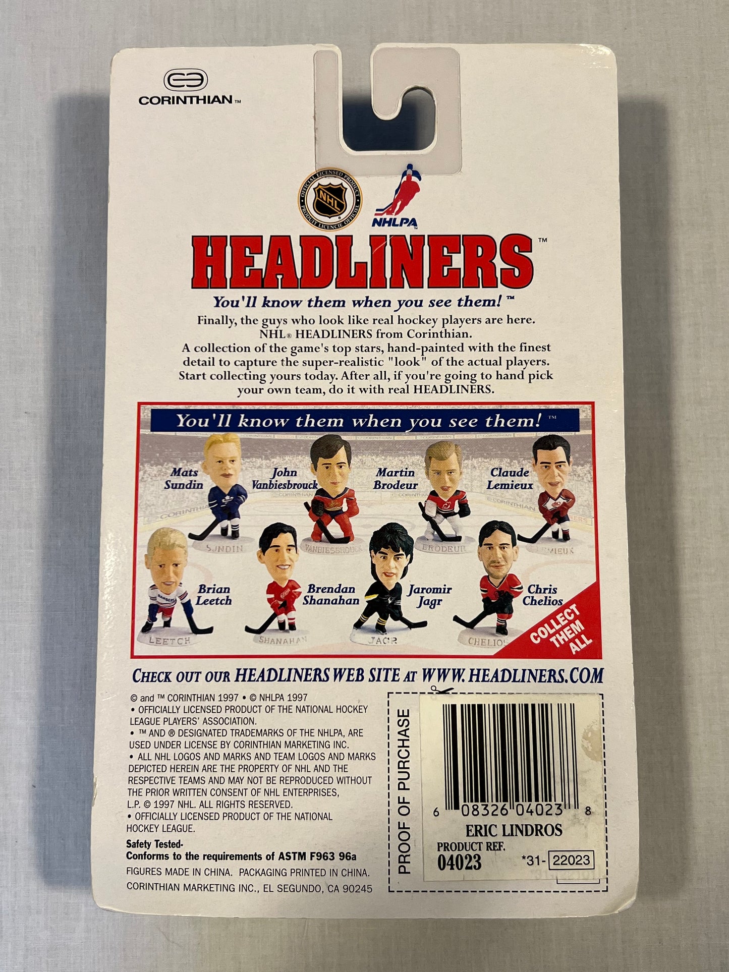 Eric Lindros Limited Edition Headliner