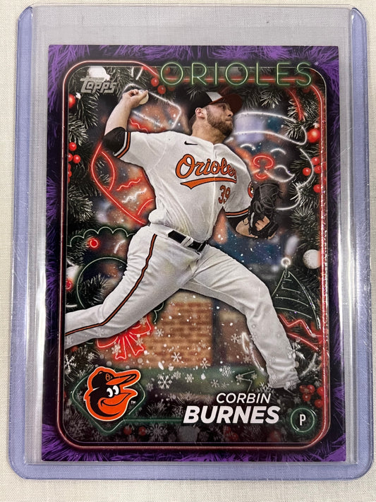 Corbin Burnes Christmas Purple /99
