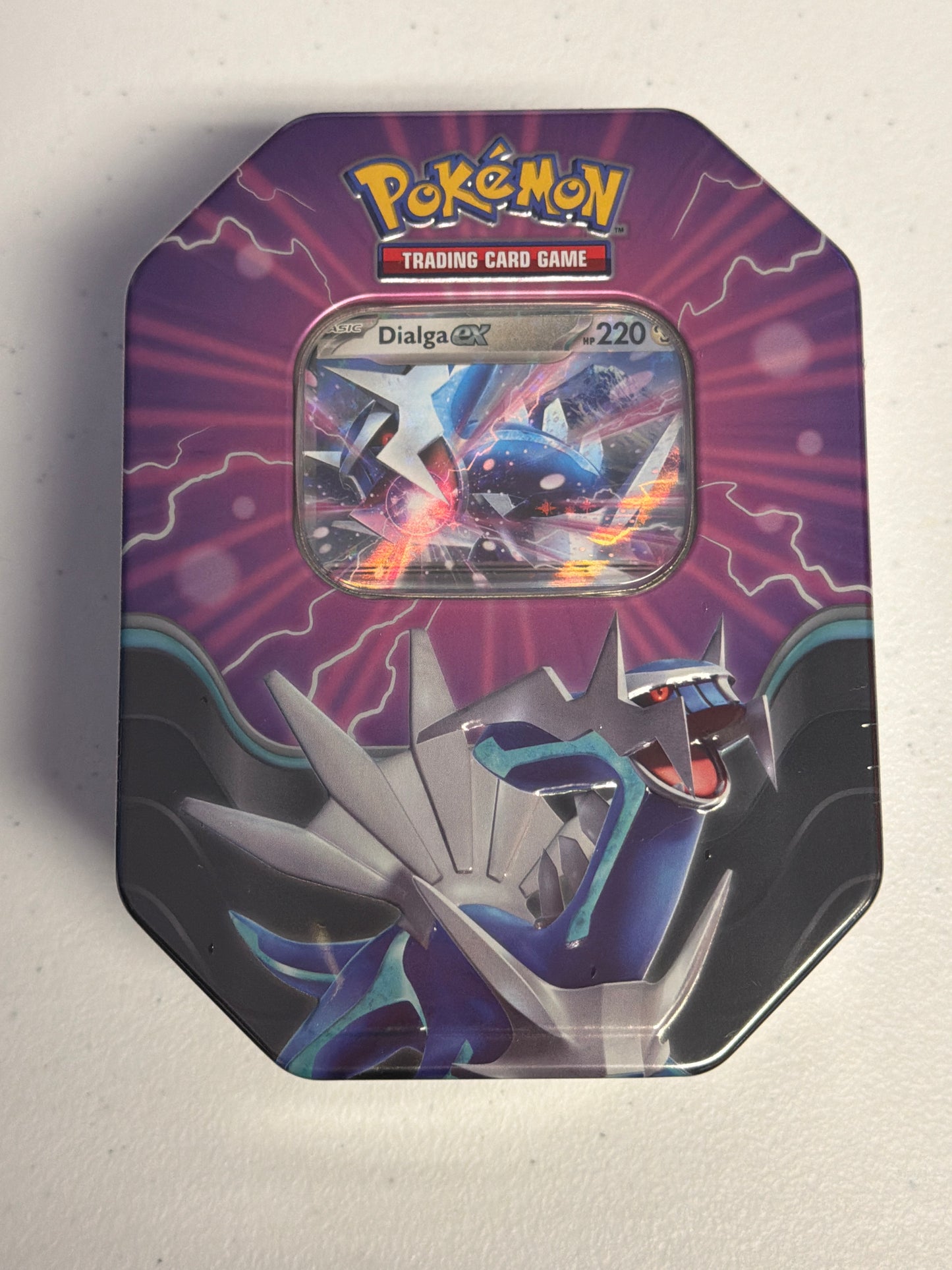 Dialga EX Promo Tin