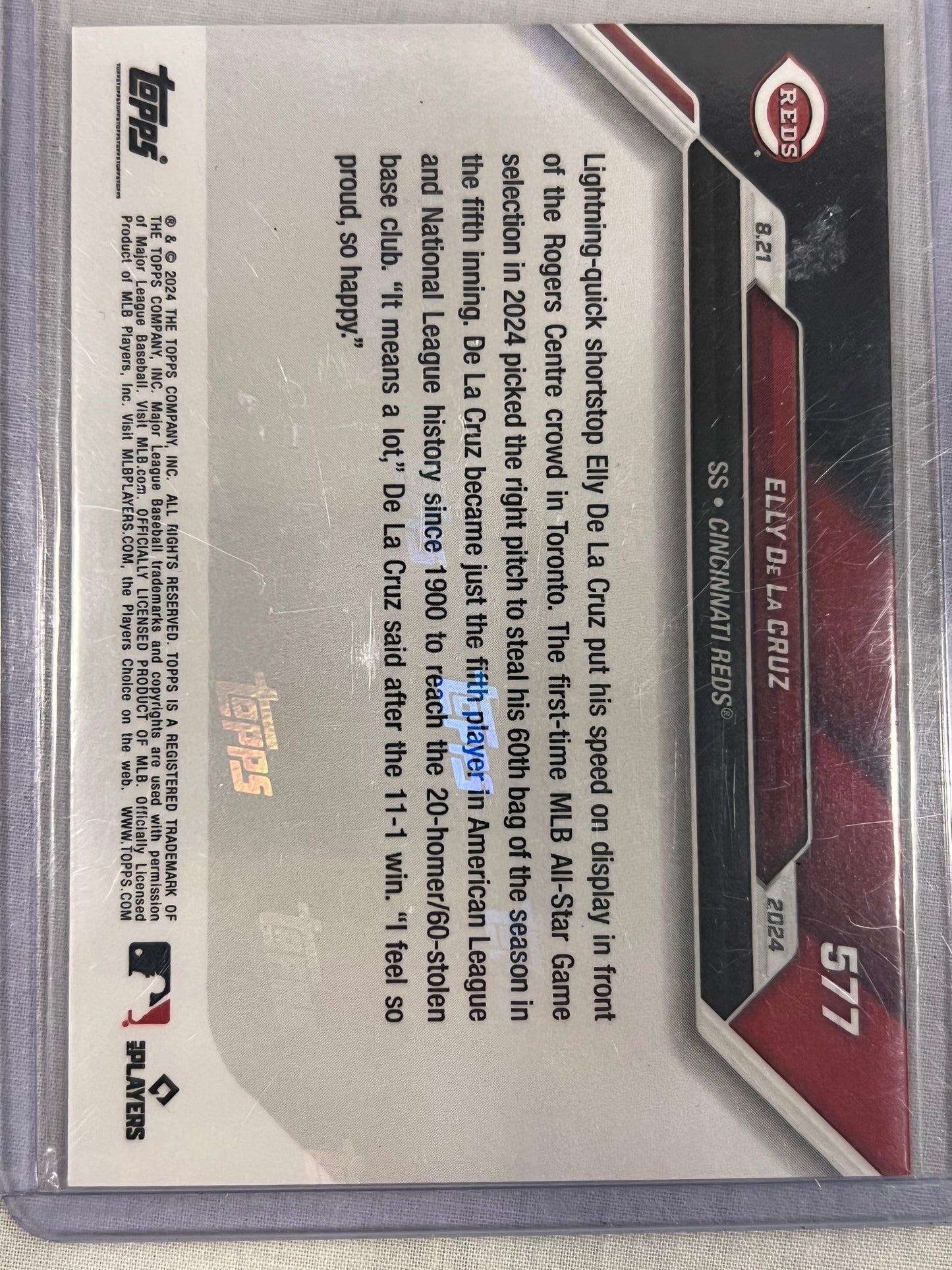 Elly De La Cruz 20/60 Club Rookie