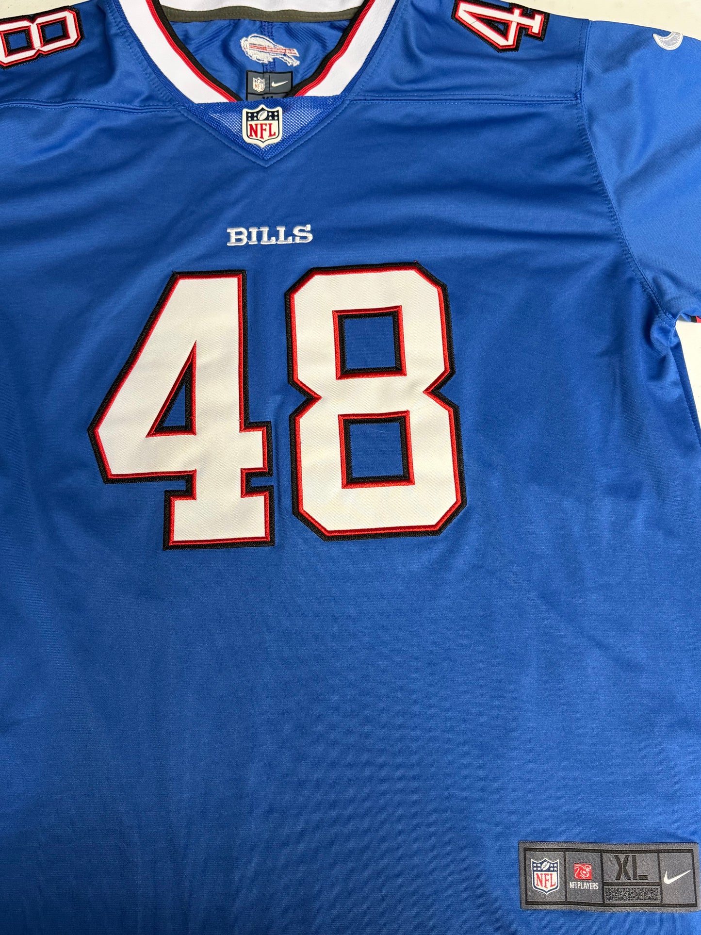 Bell Buffalo Bills #48 Adult Extra Large Jersey
