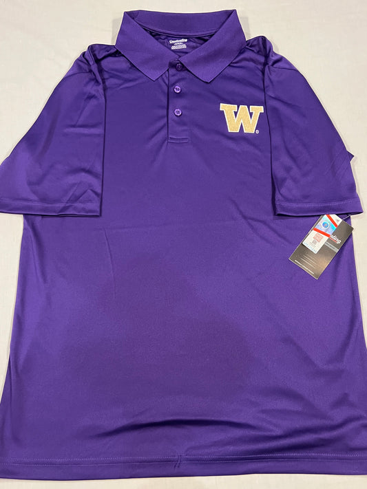 Washington Huskies Mens Medium Polo Shirt