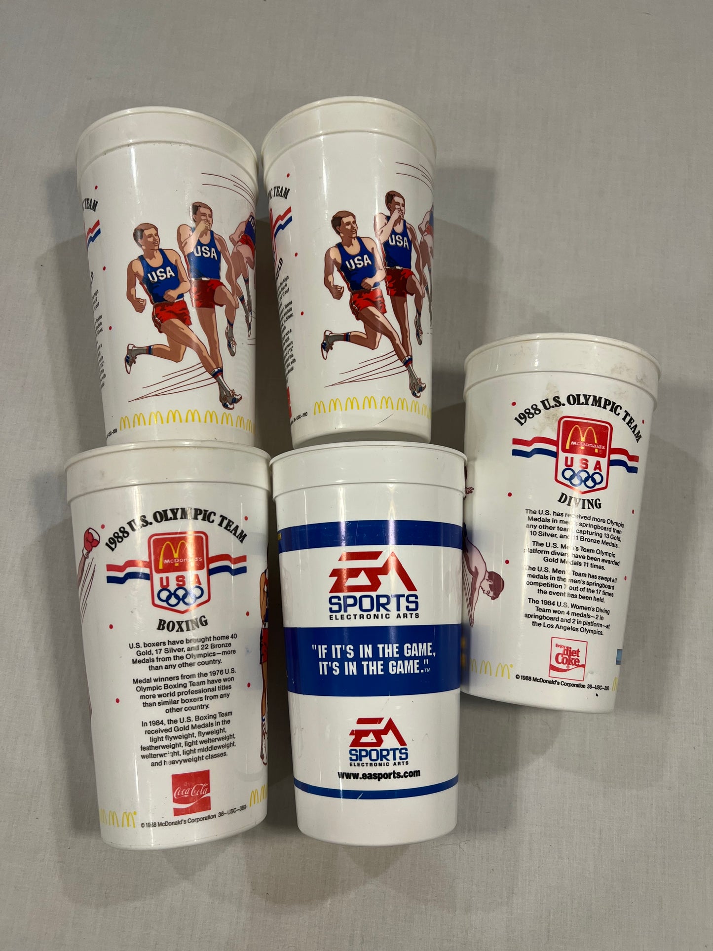 1988 US Olympic Team Promo Cups