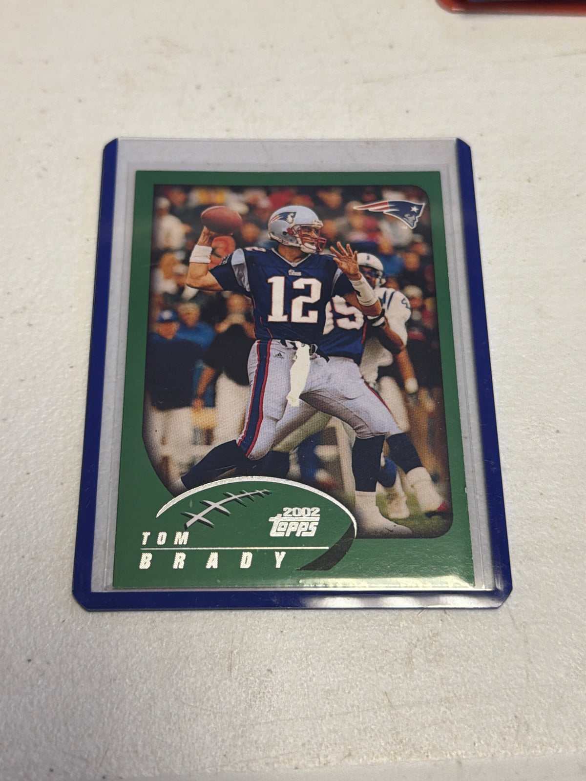 Tom Brady Topps 2002