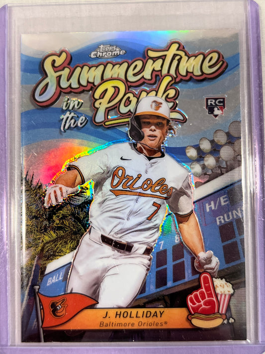 Jackson Holliday Topps Chrome SP Rookie