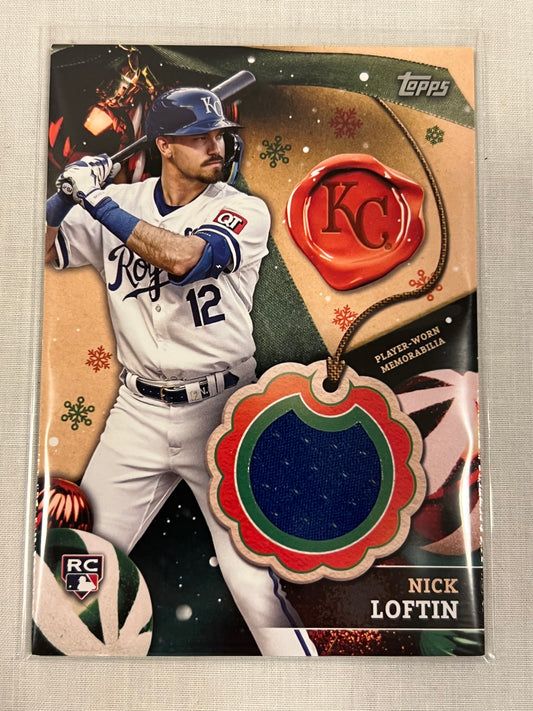 Nick Loftin Christmas Rookie Patch