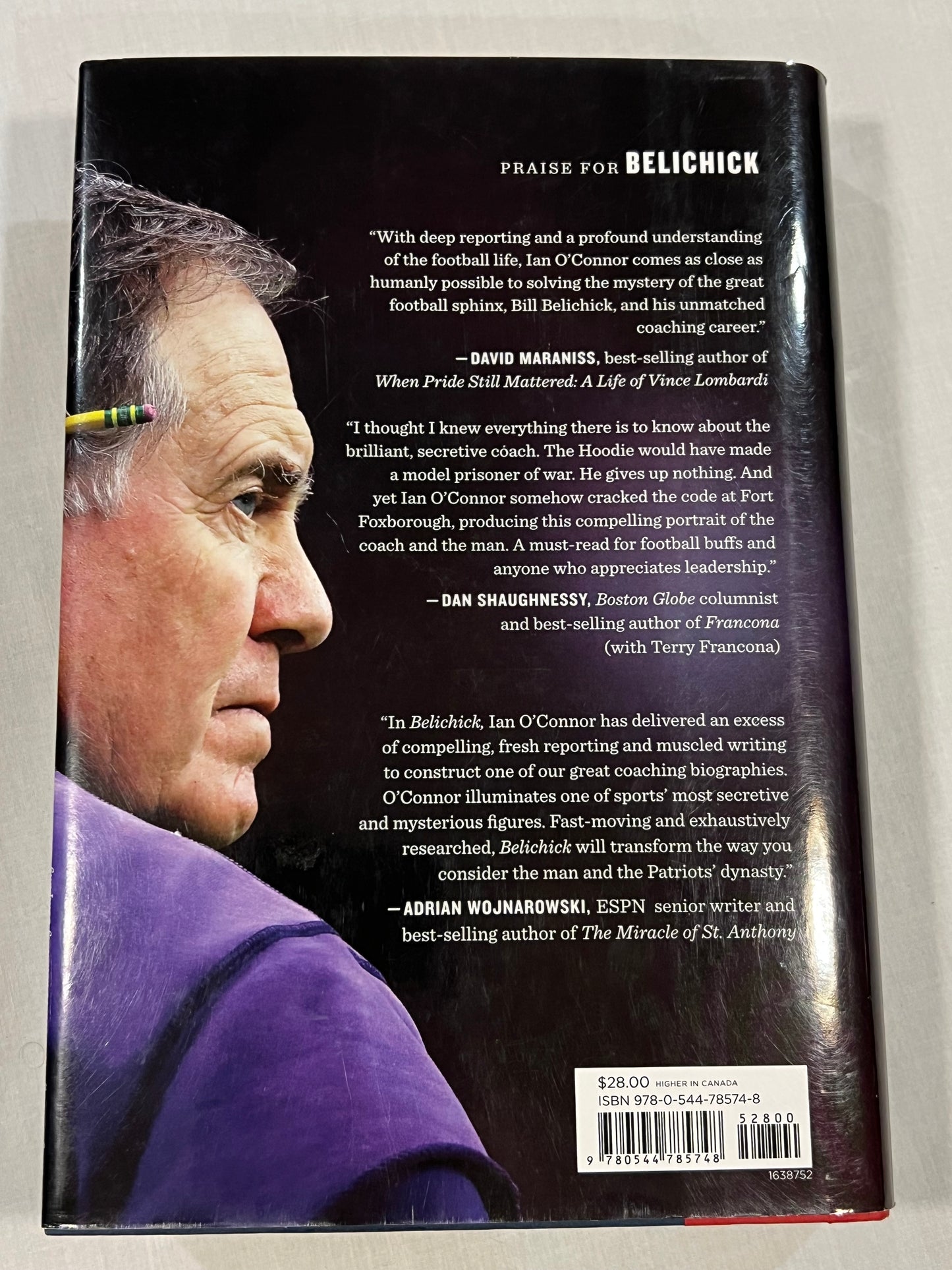 Belichick New England Patriots Hardcover