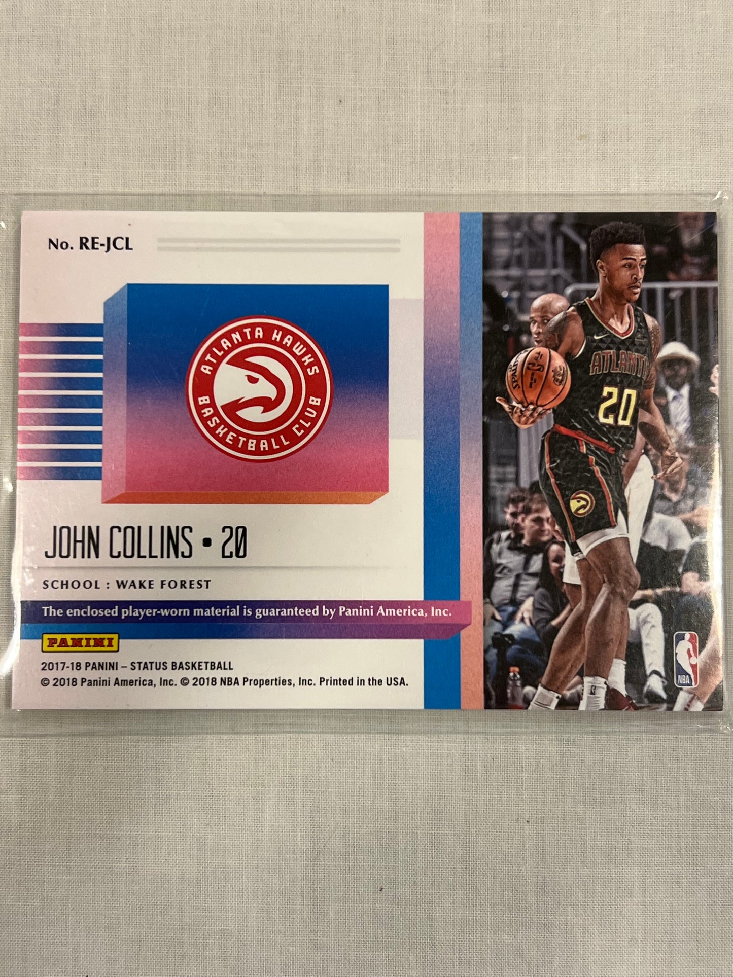 John Collins Rookie Essentials Patch