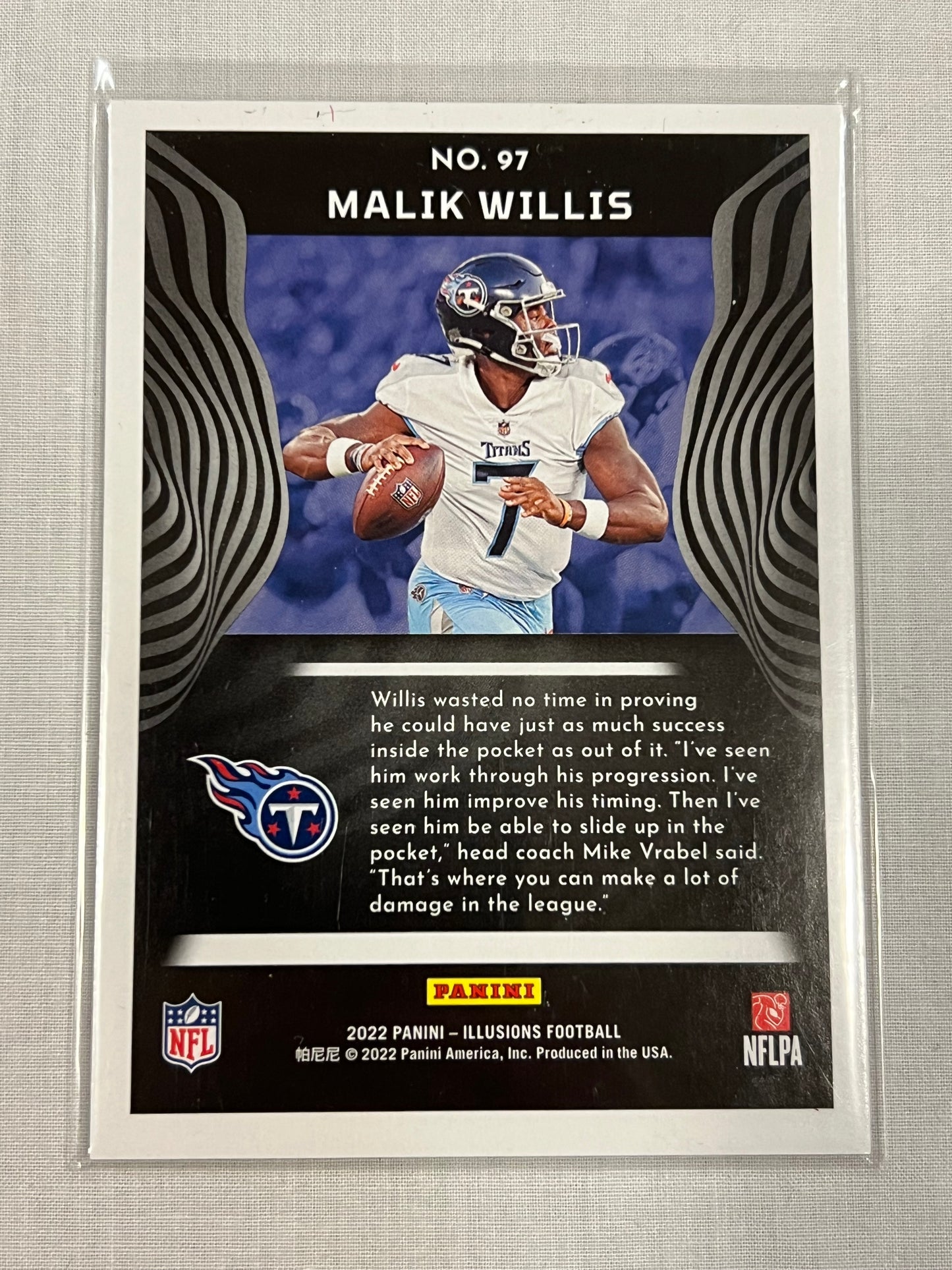 Malik Willis Red Illusions Rookie /175