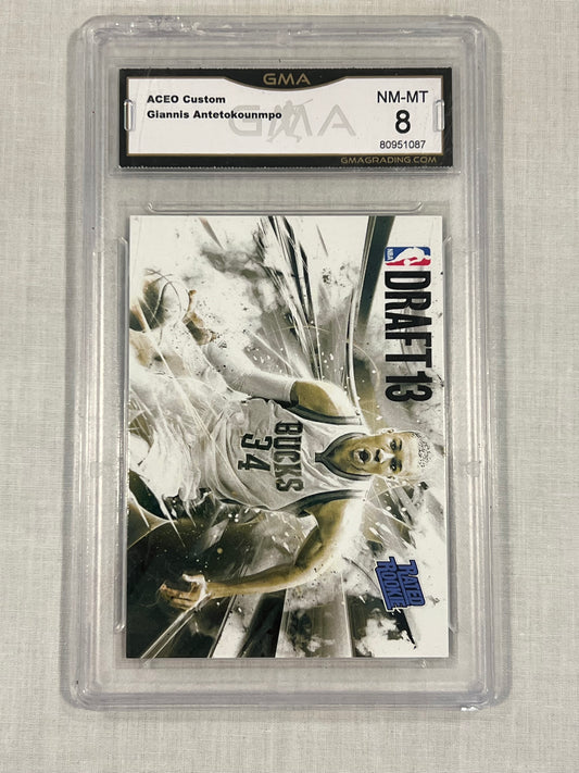 Giannis Antetokounmpo GMA 8 Custom Rookie