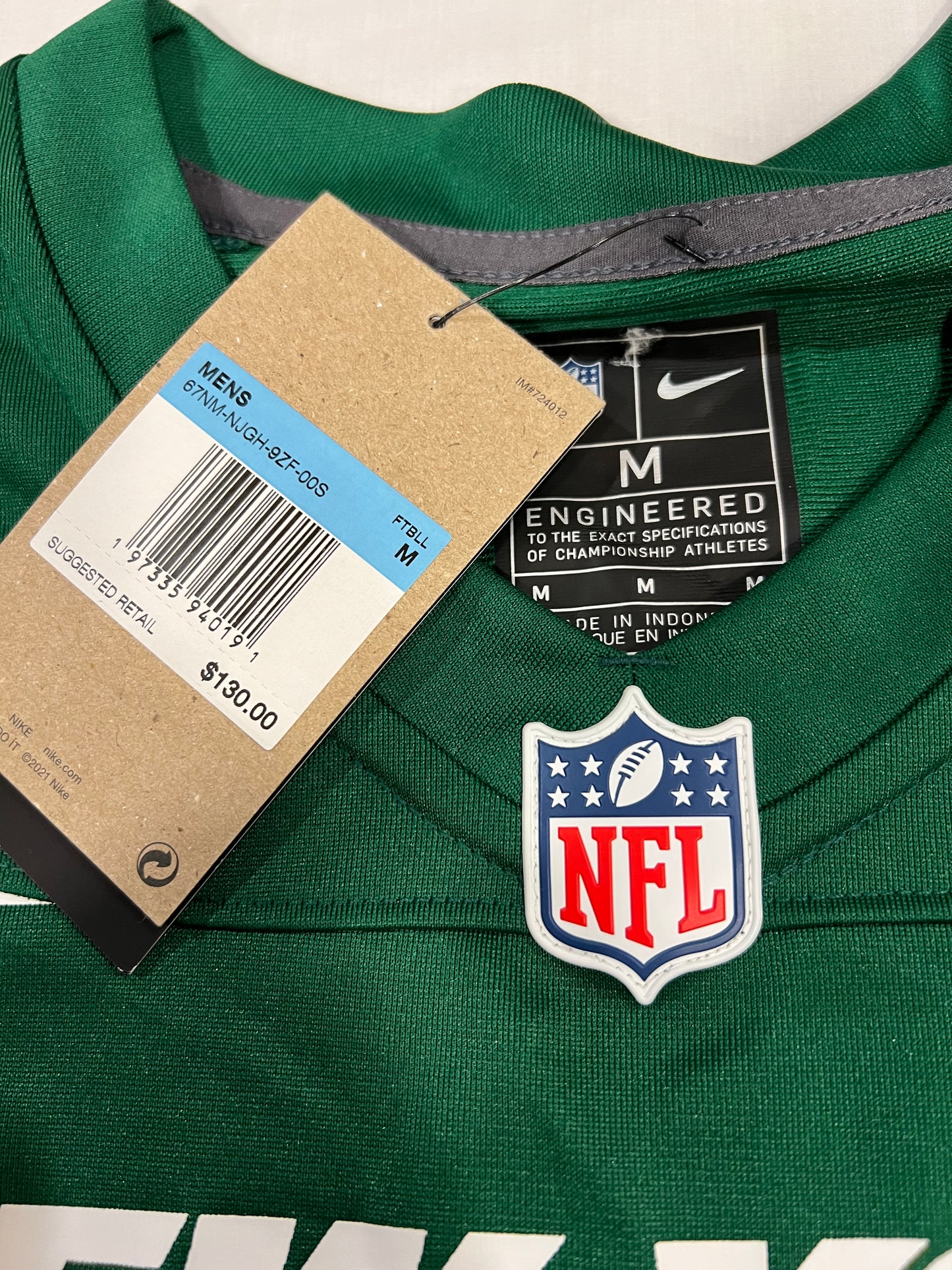 Aaron Rodgers NY Jets Nike Mens M Jersey