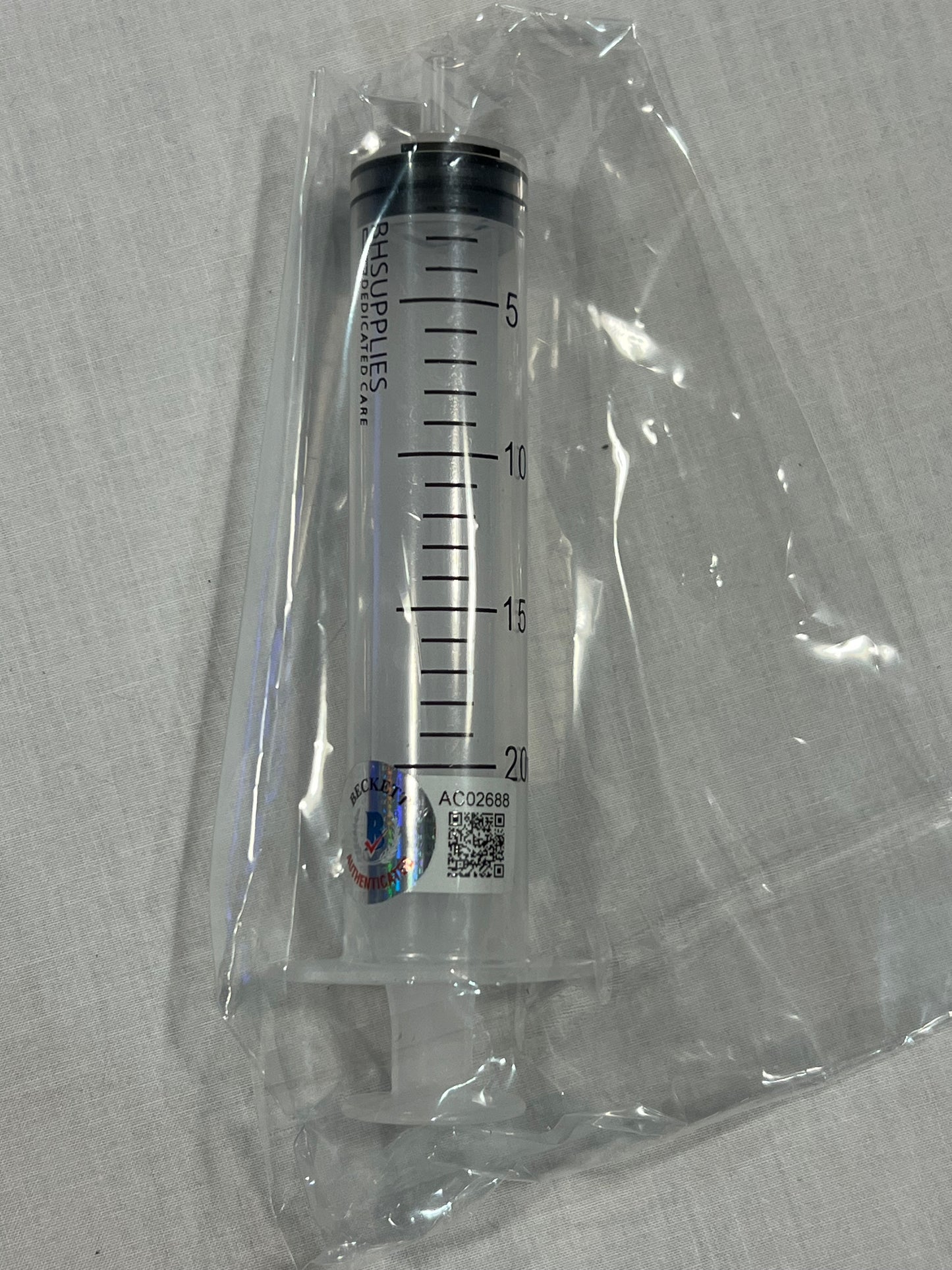 Jose Canseco signed Syringe