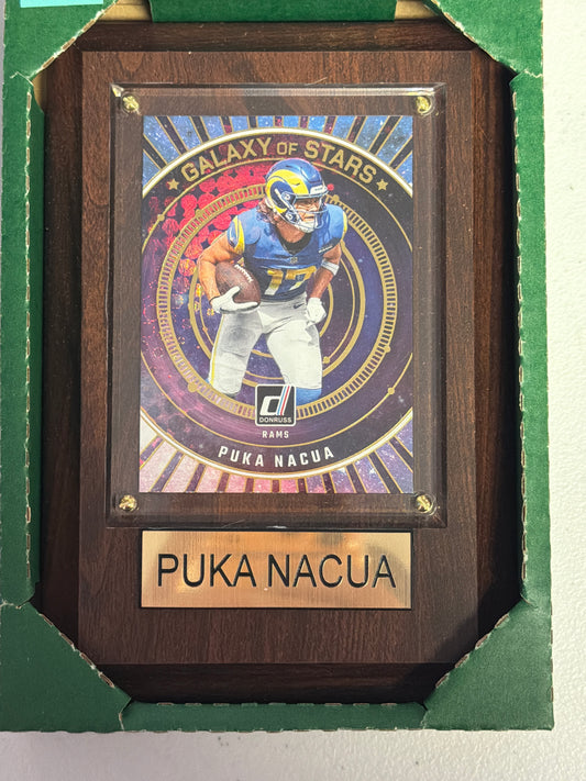 Puka Nacua Player Plaque