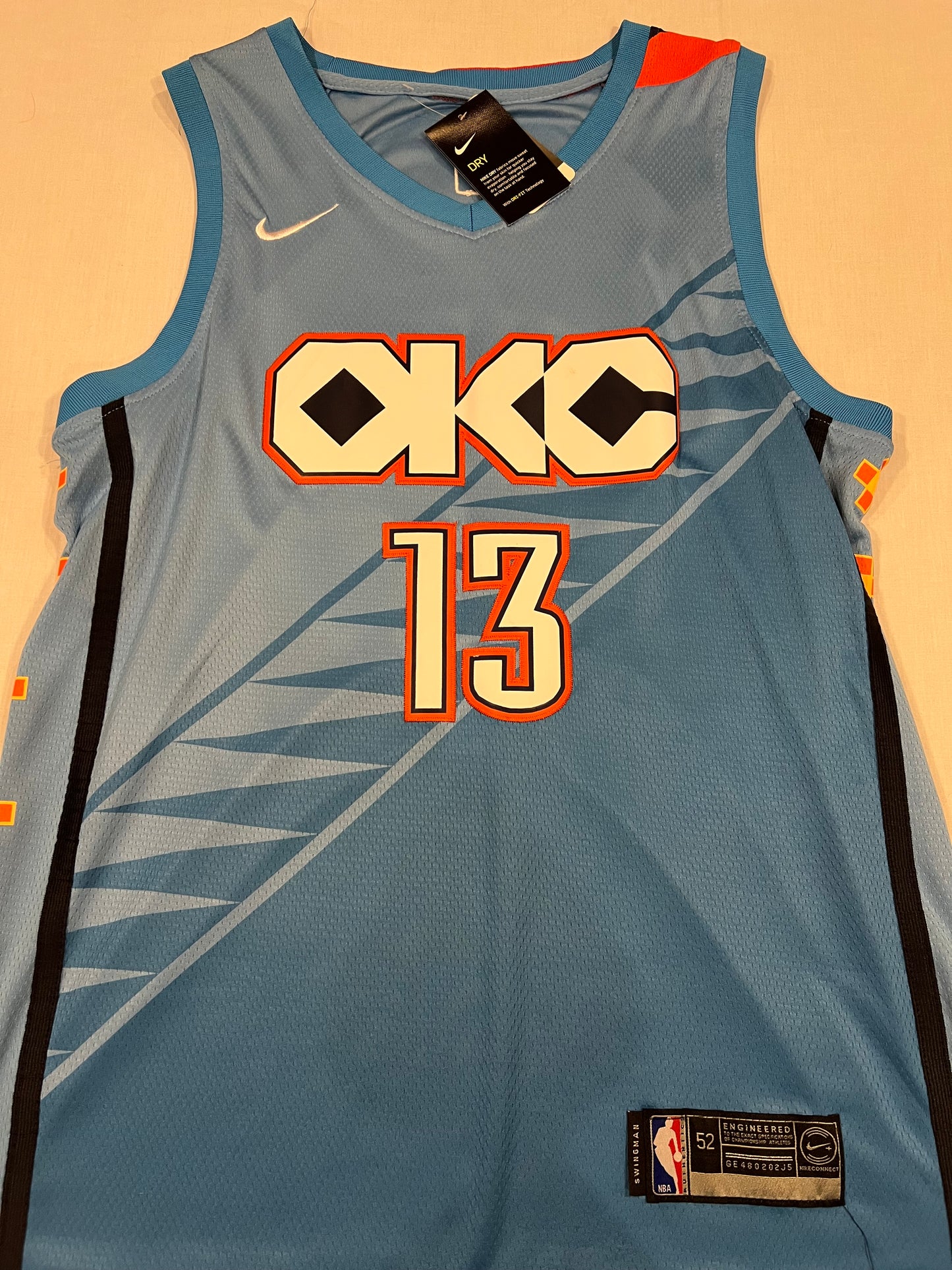 Paul George 2018 Rare OKC Statement Edition Mens Large Jersey