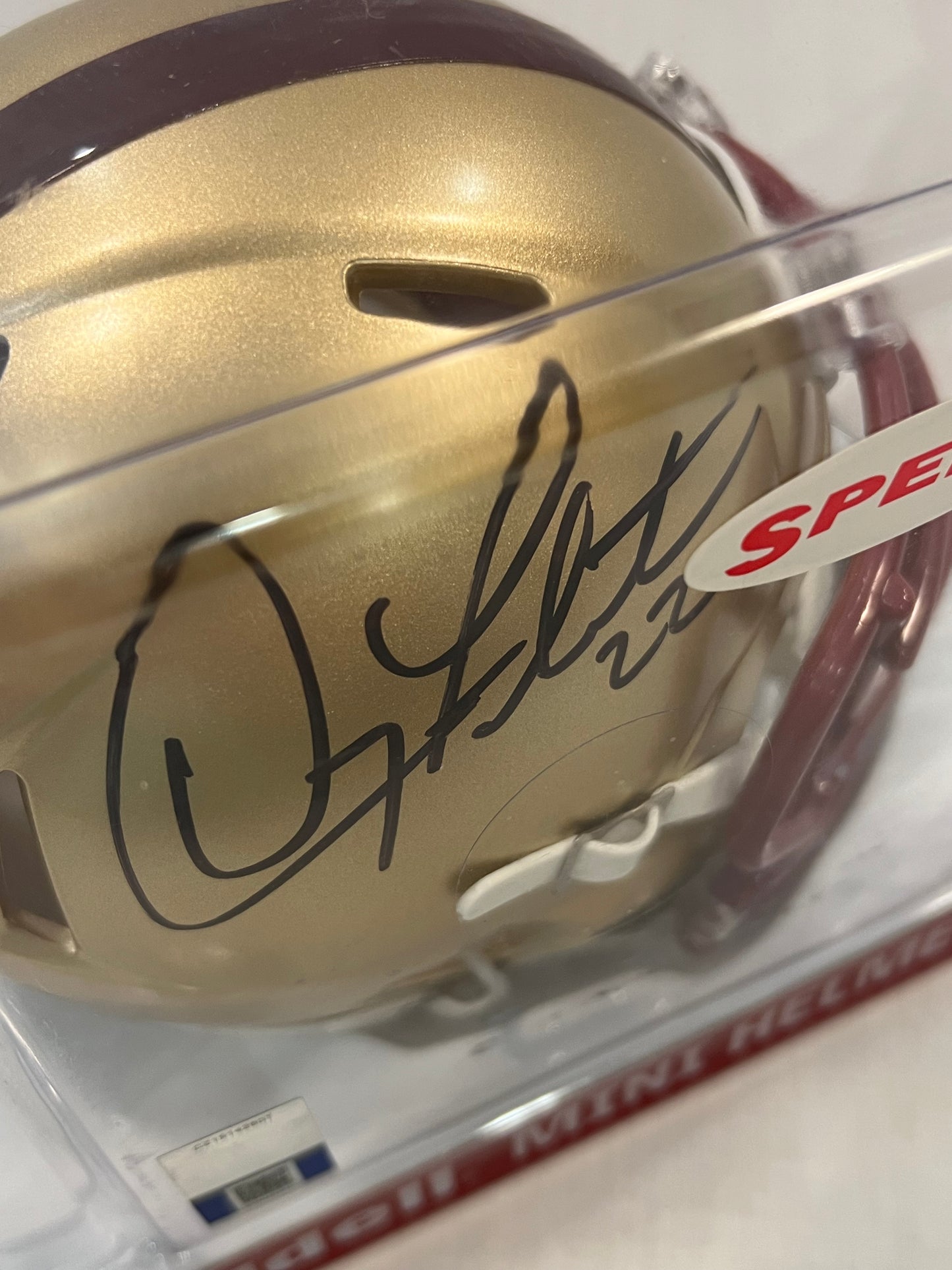 Doug Flutie signed Boston College Mini Helmet