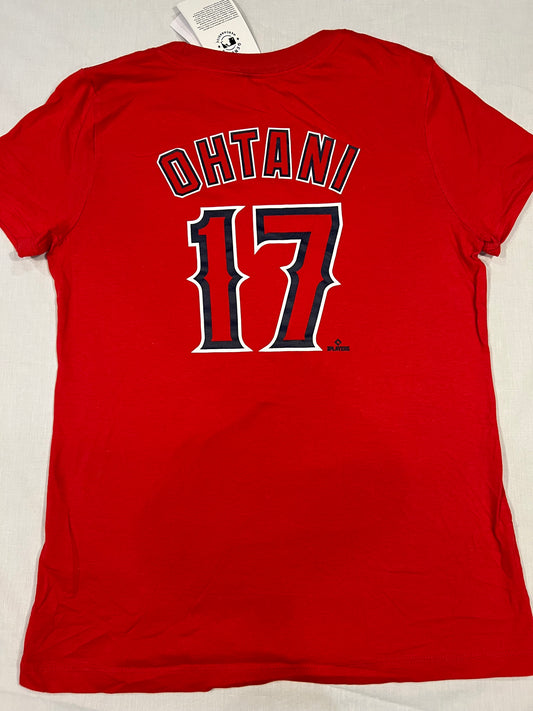 Shohei Ohtani Womens Small LA Angels  Jersey T-Shirt