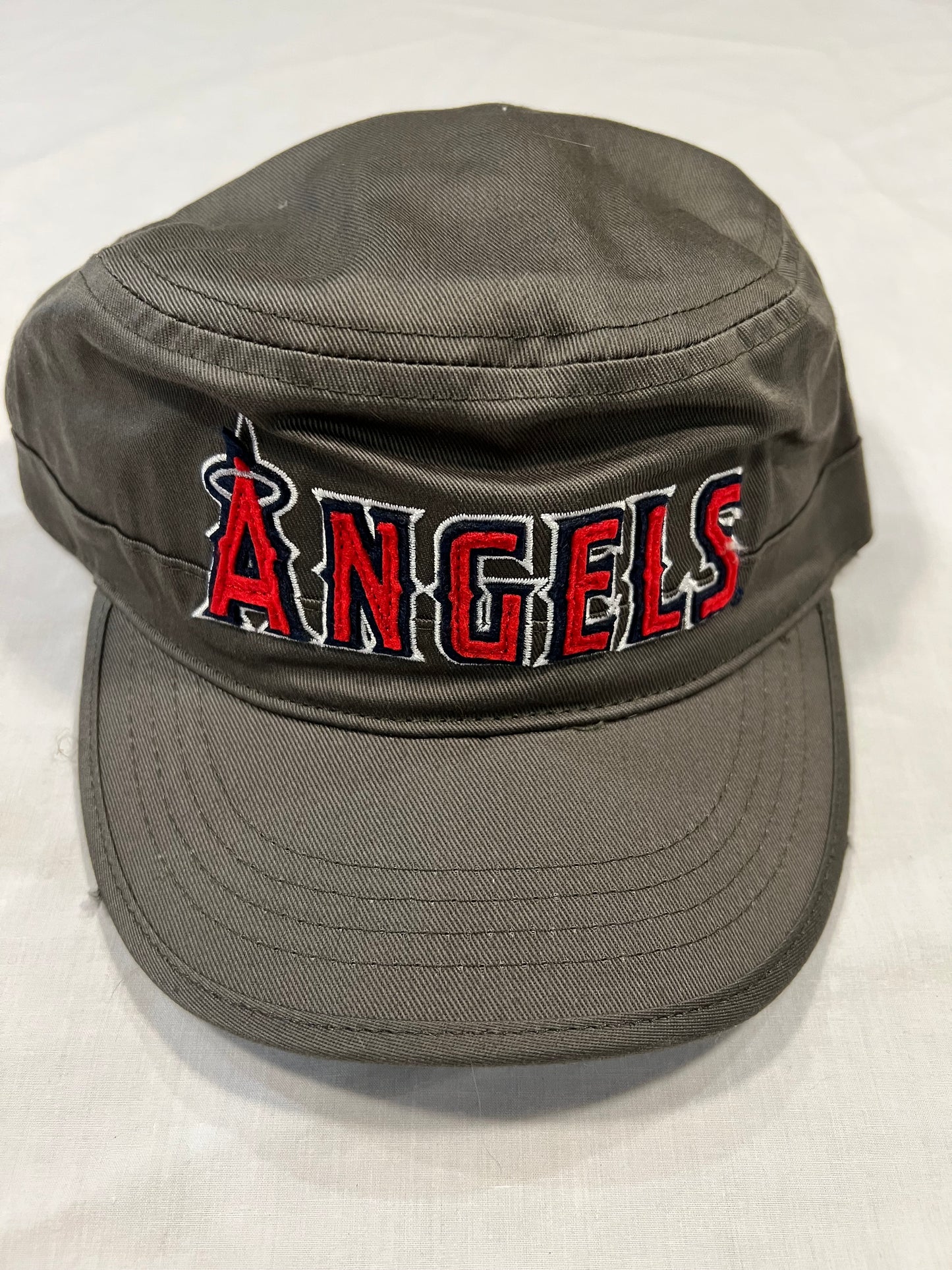 LA Angels Military Green Disney Hat