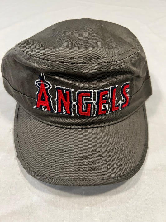 LA Angels Military Green Disney Hat