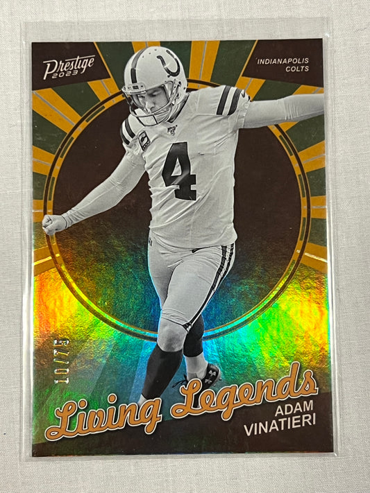 Adam Vinatieri Living Legends /75