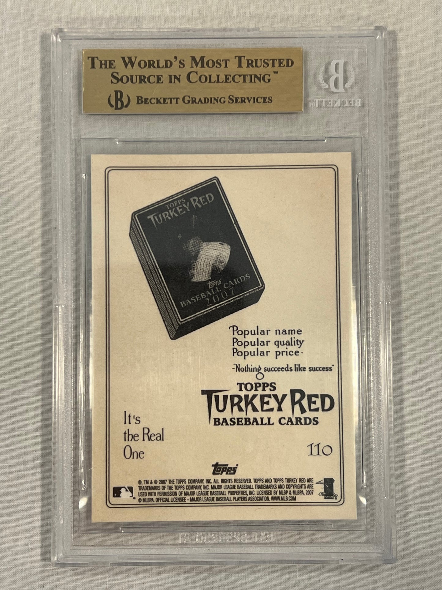 Diasuke Matsuzaka BGS 9.5 Turkey Red