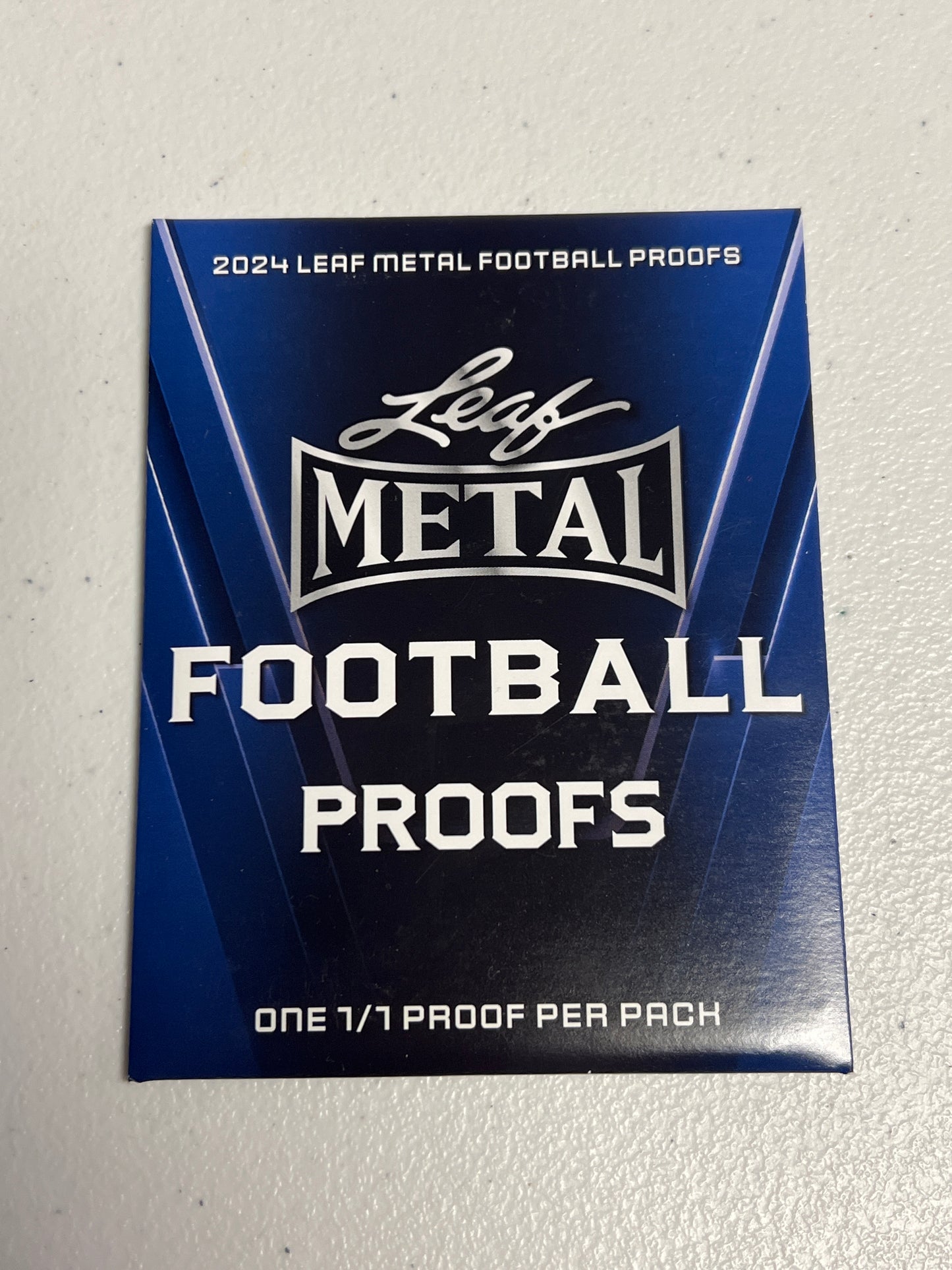 Leaf Metal Football 1/1 Proof Pack