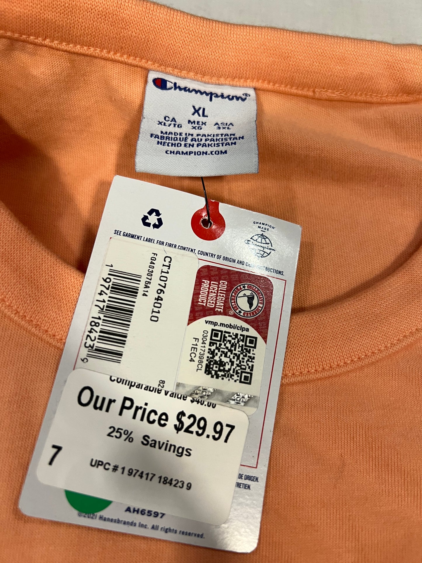 USC Pink "Peace" XL T-Shirt