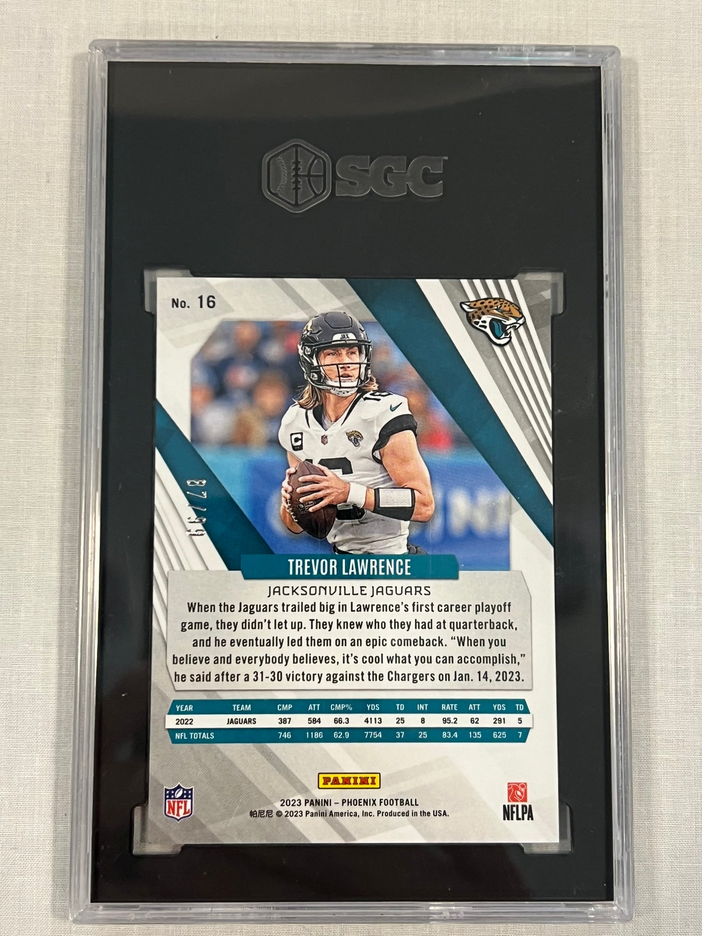 Trevor Lawrence SGC 7 Purple /99