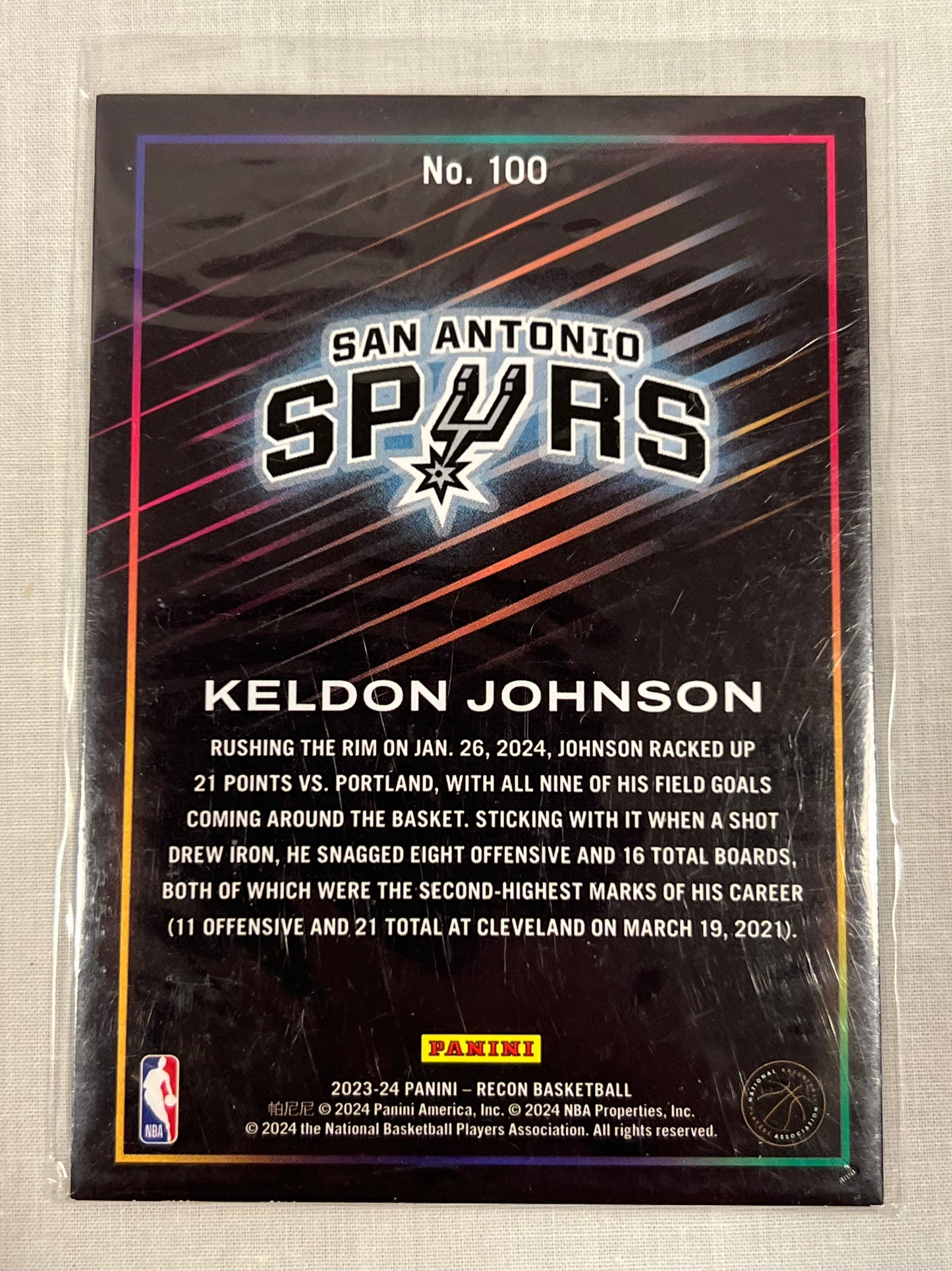 Keldon Johnson Yellow Recon /299
