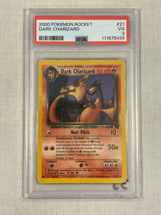 Dark Charizard PSA 3