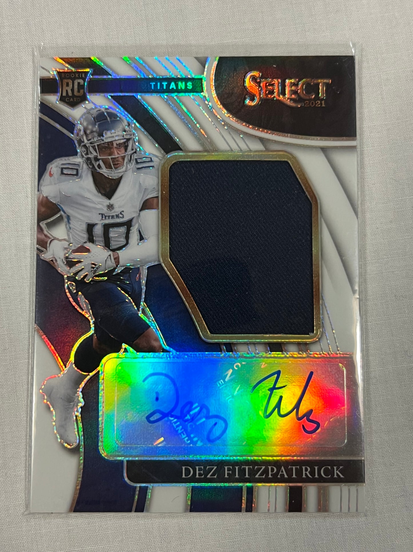 Dez Fitzpatrick Select White Prizm RPA /75