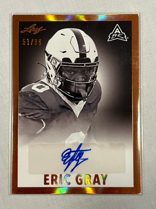 Eric Gray Bronze Rookie Auto /99